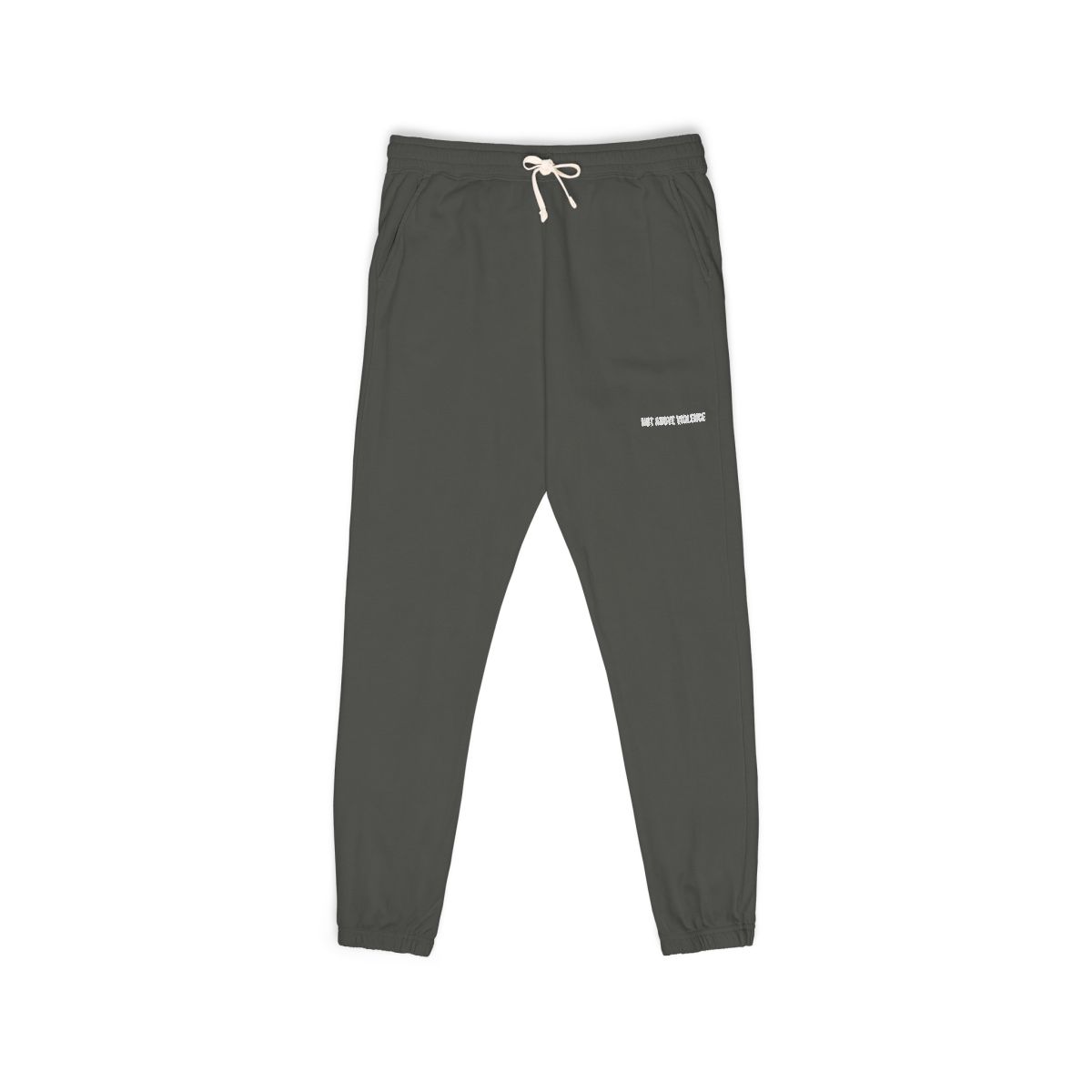 Not Above Violence Sweatpants | Leo Skepi - Official Creator merchandise