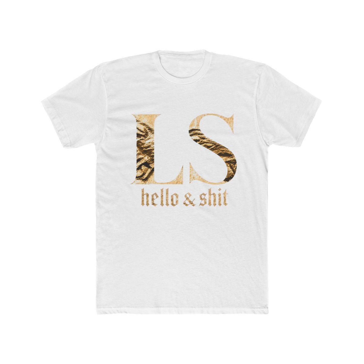Gold Hello And Shit Leo Skepi T Shirt - Official t-shirts merchandise