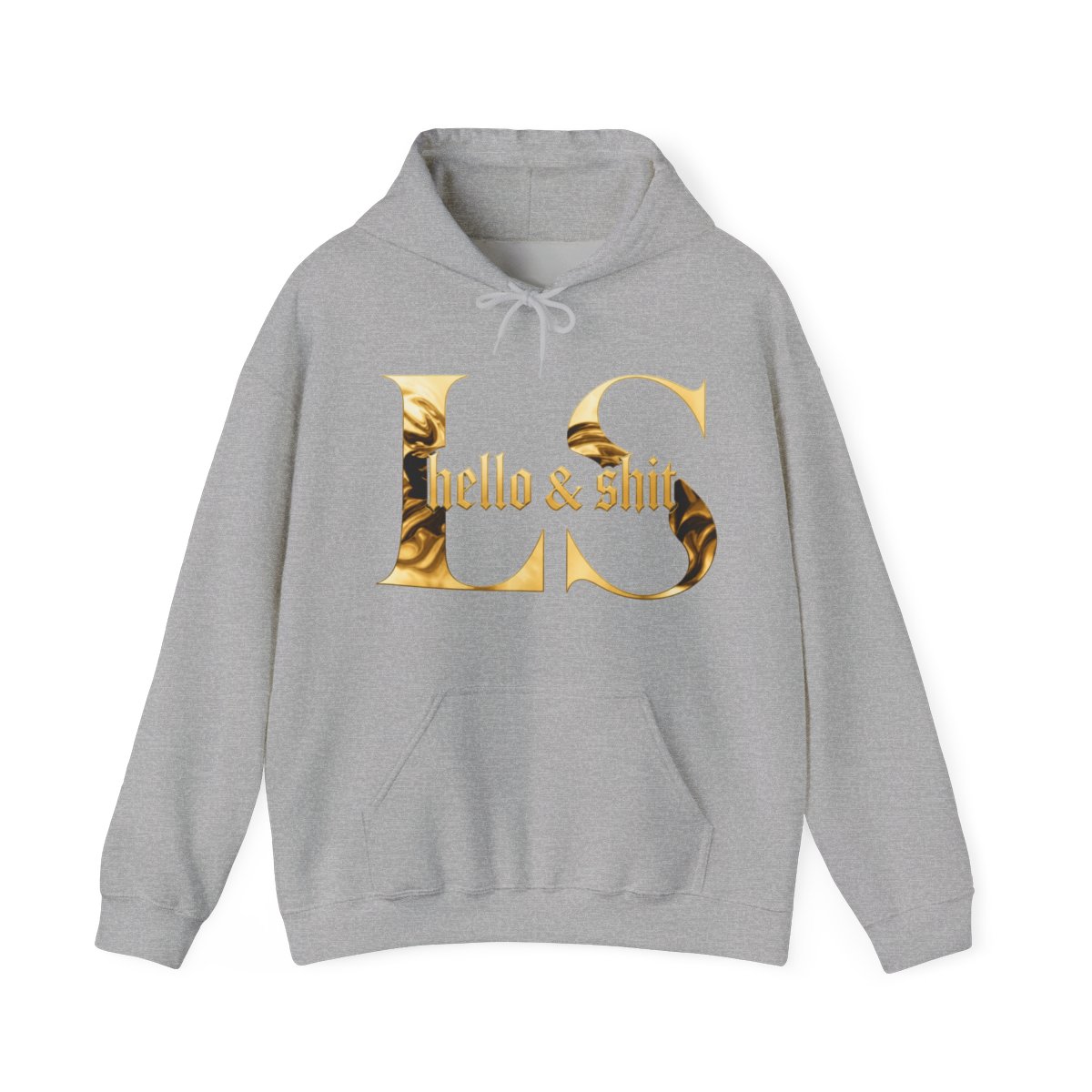 Leo Skepi Gold Hello And Shit Hoodie - Official hoodies merchandise