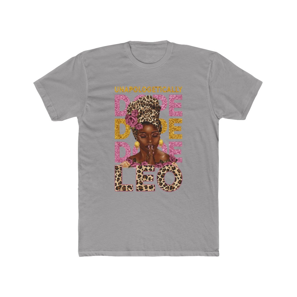 Leo Queen Headwrap Black Woman Zodiac Sign T Shirt | Leo Skepi - Official t-shirts merchandise