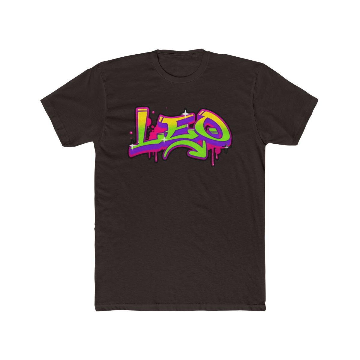 Leo Graffiti Art Vibrant Zodiac Street Vibez T Shirt | Leo Skepi - alternate angle 2, merchandise