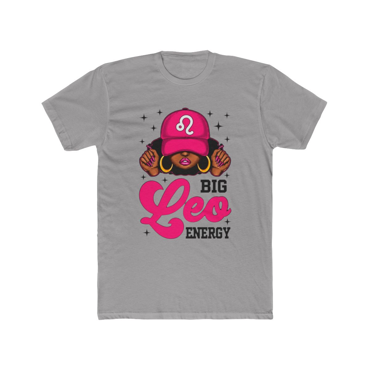 Big Leo Energy Sassy Black Woman Cap Zodiac Birthday T Shirt | Leo Skepi - Official t-shirts merchandise