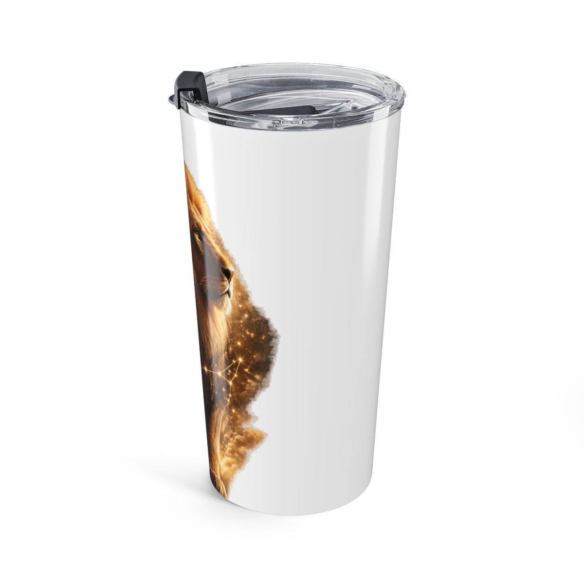 Leo Zodiac Art - Majestic Lion and Constellation. Insulated Tumbler | Leo Skepi